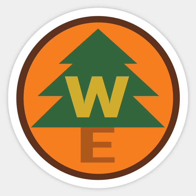 Wilderness Explorer (Small) Sticker by Sametheridge